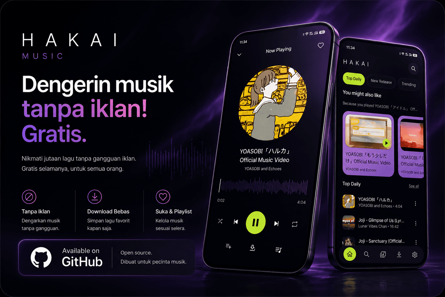 Hakaimusic banner ads